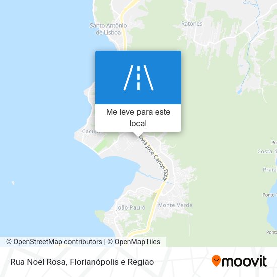 Rua Noel Rosa mapa