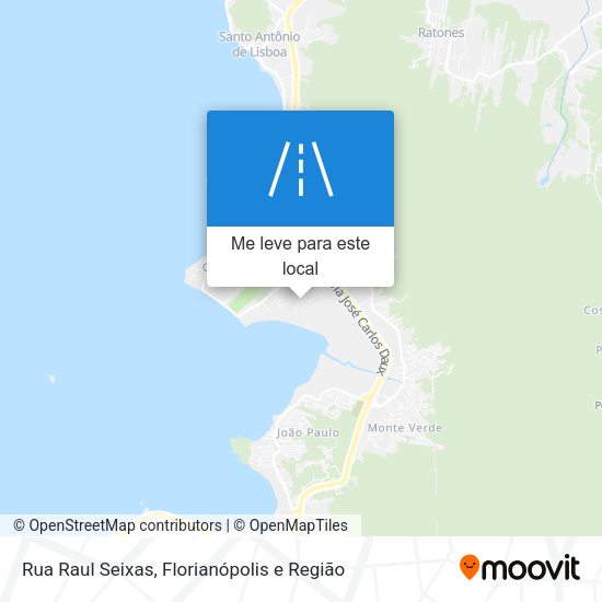 Rua Raul Seixas mapa