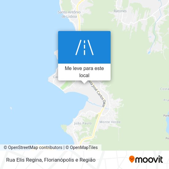 Rua Elis Regina mapa