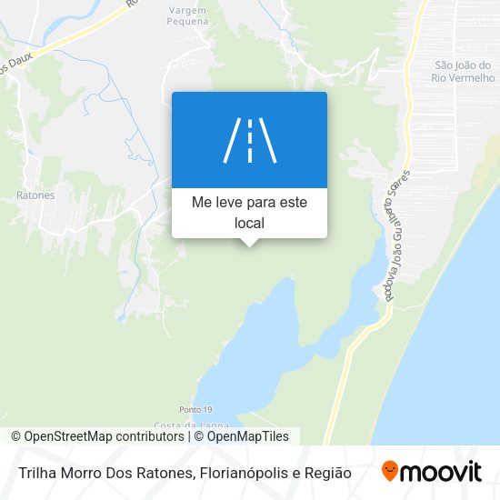 Trilha Morro Dos Ratones mapa