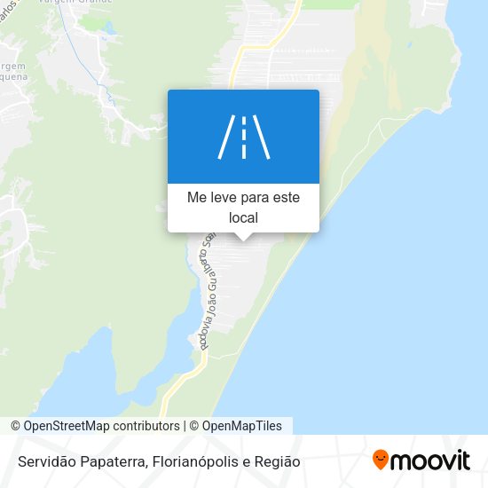 Servidão Papaterra mapa