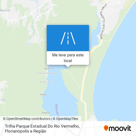 Trilha Parque Estadual Do Rio Vermelho mapa