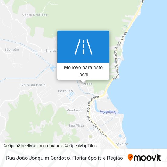 Rua João Joaquim Cardoso mapa