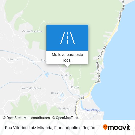 Rua Vitorino Luiz Miranda mapa