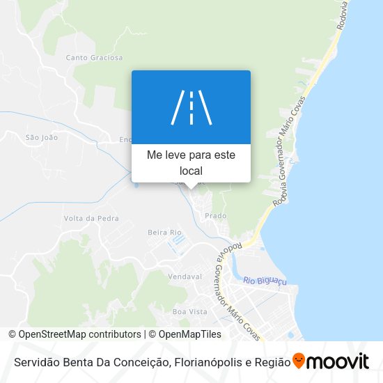 Servidão Benta Da Conceição mapa