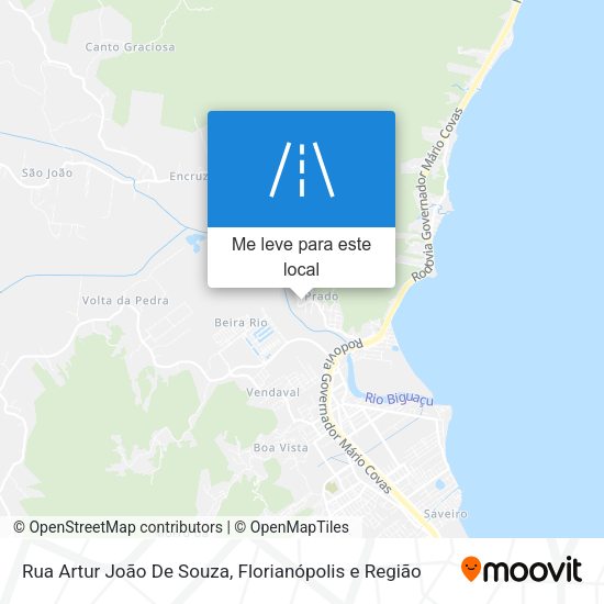 Rua Artur João De Souza mapa