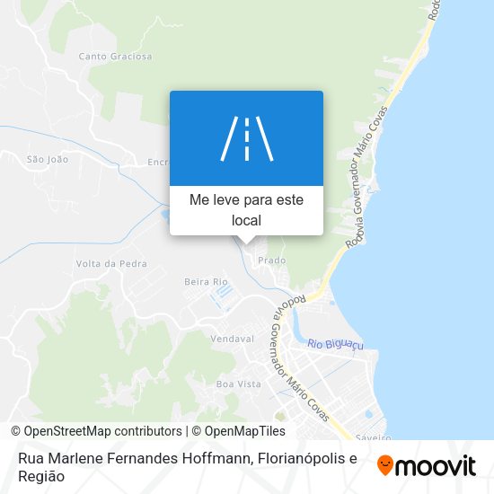 Rua Marlene Fernandes Hoffmann mapa