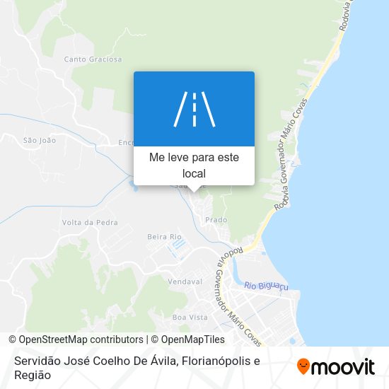 Servidão José Coelho De Ávila mapa