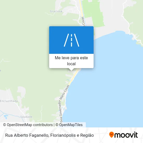 Rua Alberto Faganello mapa
