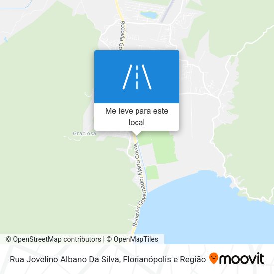 Rua Jovelino Albano Da Silva mapa