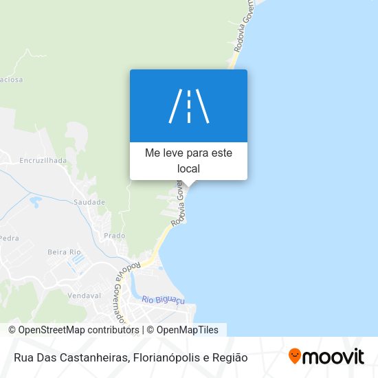 Rua Das Castanheiras mapa