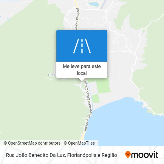 Rua João Benedito Da Luz mapa