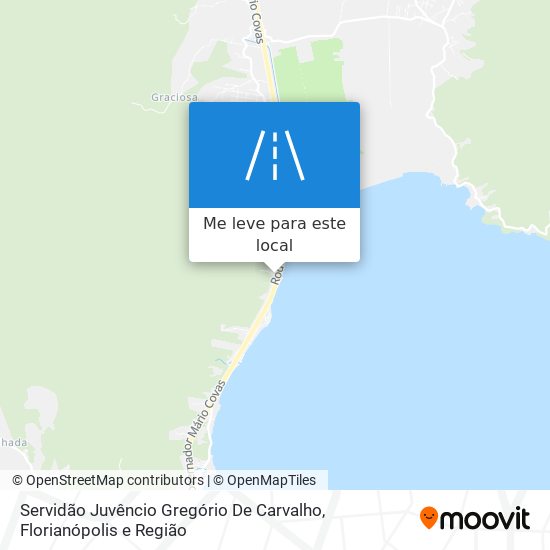 Servidão Juvêncio Gregório De Carvalho mapa