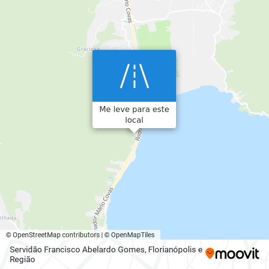 Servidão Francisco Abelardo Gomes mapa