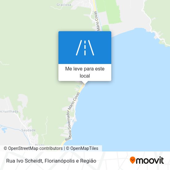 Rua Ivo Scheidt mapa
