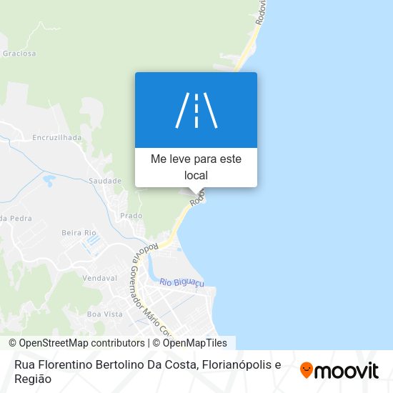 Rua Florentino Bertolino Da Costa mapa