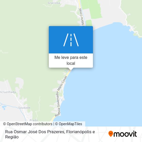Rua Osmar José Dos Prazeres mapa