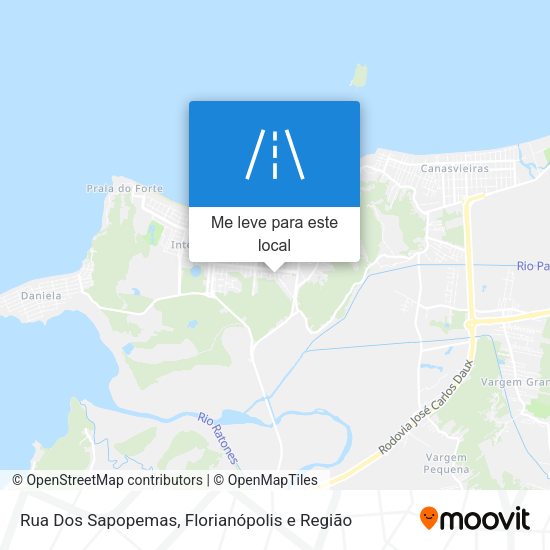 Rua Dos Sapopemas mapa