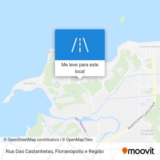 Rua Das Castanhetas mapa