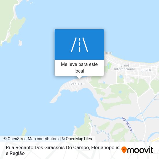Rua Recanto Dos Girassóis Do Campo mapa