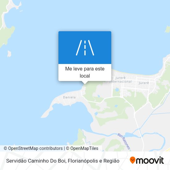 Servidão Caminho Do Boi mapa