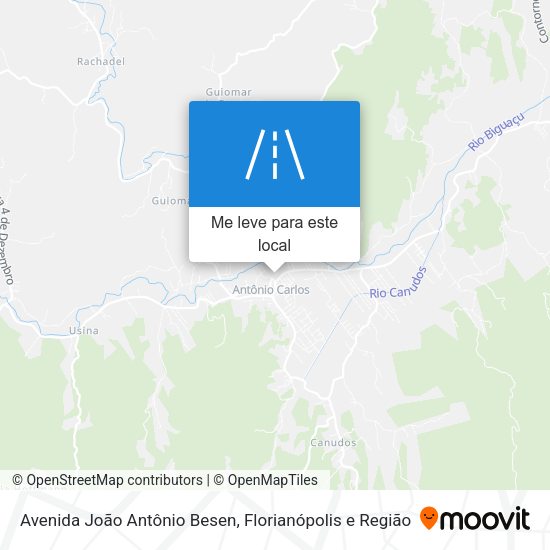 Avenida João Antônio Besen mapa