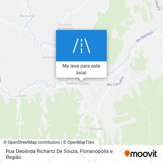 Rua Deolinda Richartz De Souza mapa