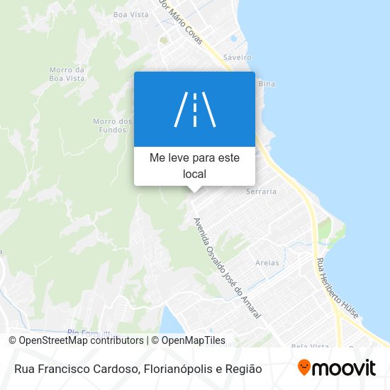 Rua Francisco Cardoso mapa