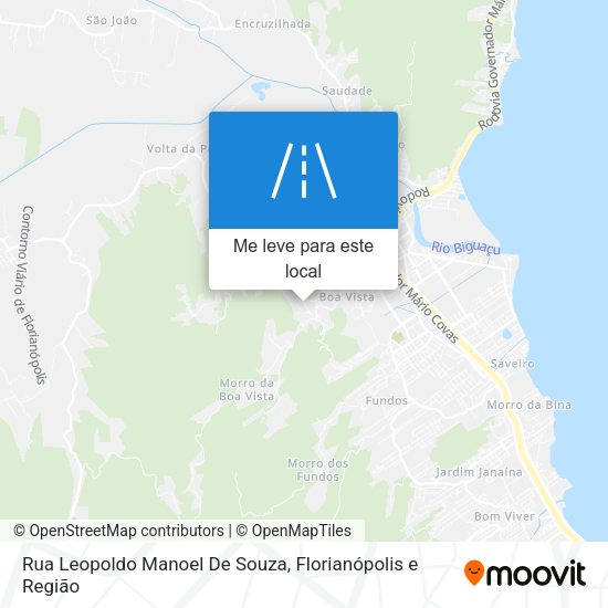 Rua Leopoldo Manoel De Souza mapa