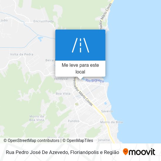 Rua Pedro José De Azevedo mapa