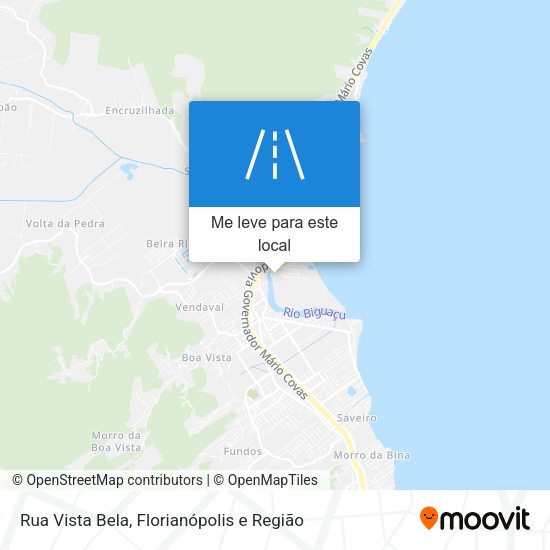 Rua Vista Bela mapa