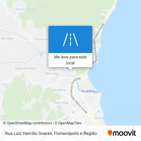 Rua Luiz Hercílio Soares mapa