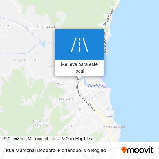 Rua Marechal Deodoro mapa