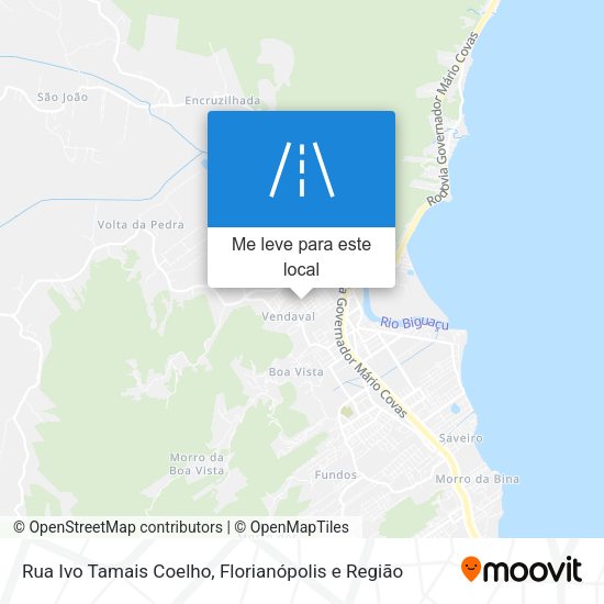 Rua Ivo Tamais Coelho mapa