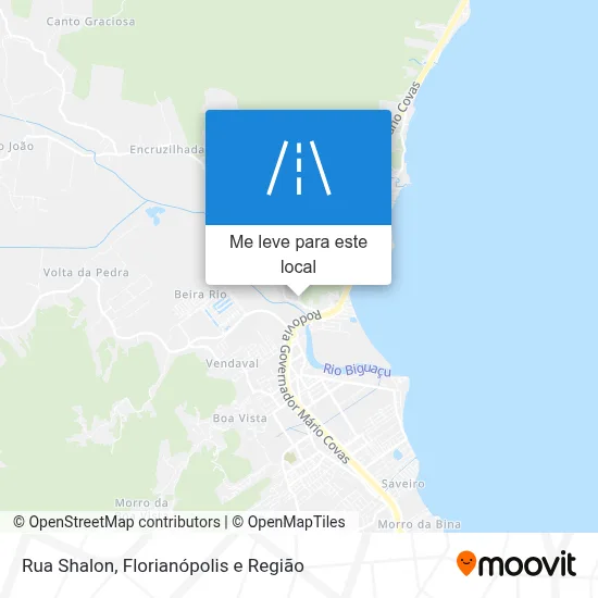 Rua Shalon mapa