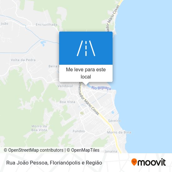 Rua João Pessoa mapa