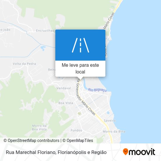 Rua Marechal Floriano mapa