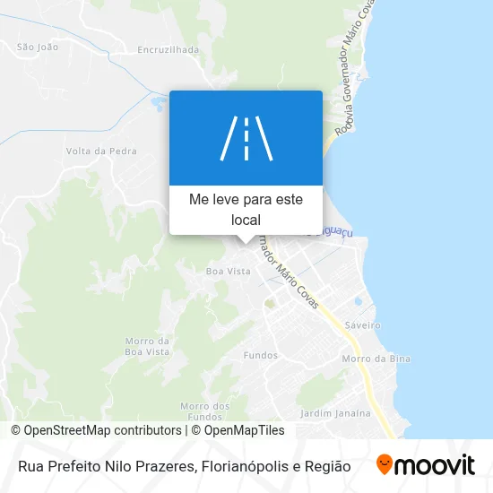 Rua Prefeito Nilo Prazeres mapa