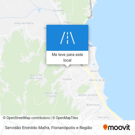 Servidão Eronildo Mafra mapa