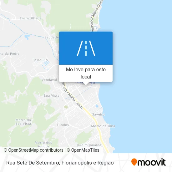 Rua Sete De Setembro mapa