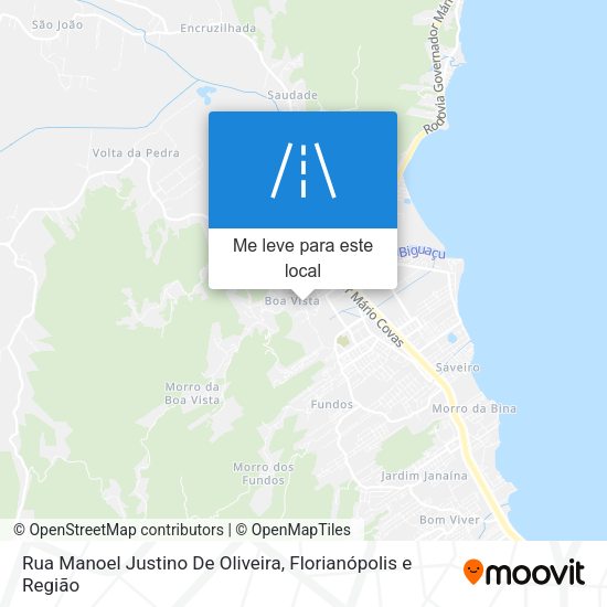 Rua Manoel Justino De Oliveira mapa
