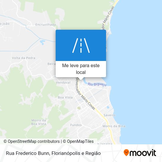 Rua Frederico Bunn mapa