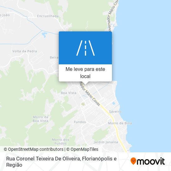 Rua Coronel Teixeira De Oliveira mapa