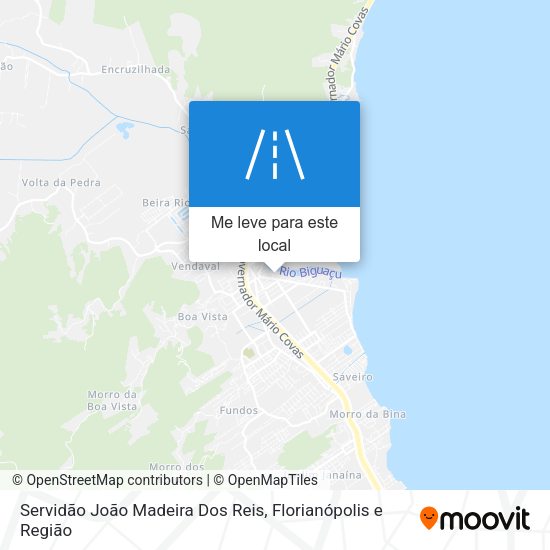 Servidão João Madeira Dos Reis mapa