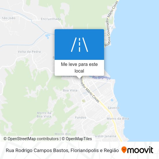 Rua Rodrigo Campos Bastos mapa