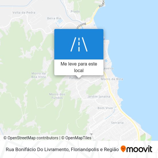 Rua Bonifácio Do Livramento mapa