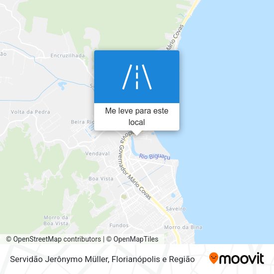 Servidão Jerônymo Müller mapa