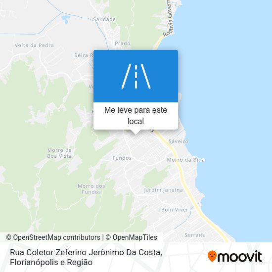 Rua Coletor Zeferino Jerônimo Da Costa mapa