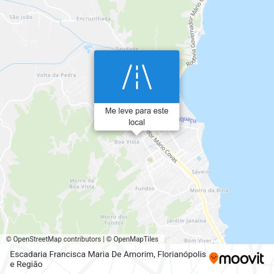 Escadaria Francisca Maria De Amorim mapa