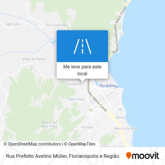 Rua Prefeito Avelino Müller mapa